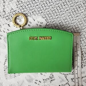 Steve Madden Vibrant Green Coin/Card Wallet